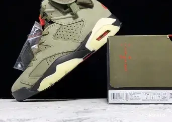 CN1084-200 MEDIUM TRAVIS SCOTT 6 JORDAN AIR - OLIVE 0703